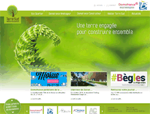 Tablet Screenshot of ecoquartier-terresud.com